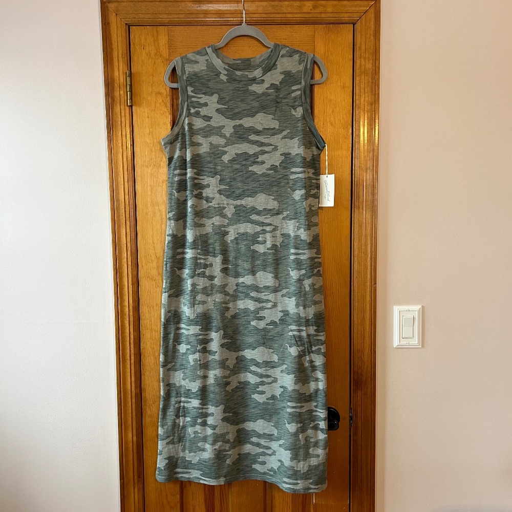 NWT Vintage Thread Camo Maxi Dress